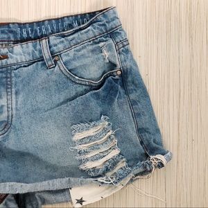 High Waisted Frayed Festival Shorts